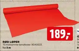 jem & fix RØD LØPER tilbud