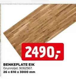 jem & fix BENKEPLATE EIK tilbud