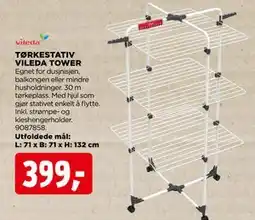 jem & fix TØRKESTATIV VILEDA TOWER tilbud
