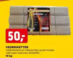 jem & fix VEDBRIKETTER tilbud