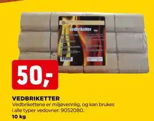 VEDBRIKETTER