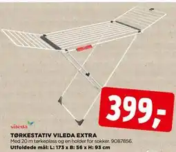 jem & fix TØRKESTATIV VILEDA EXTRA tilbud