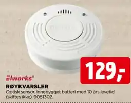jem & fix Elworks røykvarsler tilbud