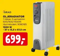 jem & fix Grad oljeradiator tilbud