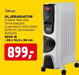 jem & fix Grad oljeradiator tilbud