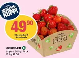 Coop Marked Coop Jordbær tilbud