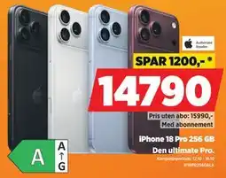 POWER iPhone 18 Pro 256 GB tilbud