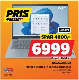 POWER IdeaPad Slim 3 tilbud