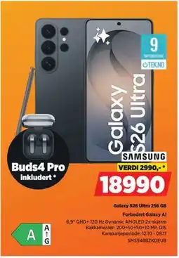 POWER Galaxy S26 Ultra 256 GB tilbud