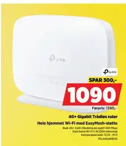 POWER 4G+ Gigabit Trådløs ruter tilbud