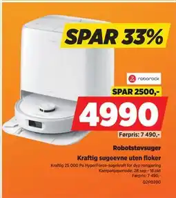 POWER Robotstøvsuger tilbud