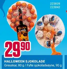 Europris HALLOWEEN SJOKOLADE tilbud
