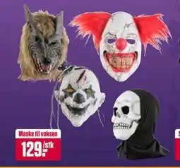 Europris Maske til voksen tilbud