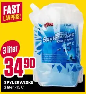 Europris SPYLERVÆSKE tilbud