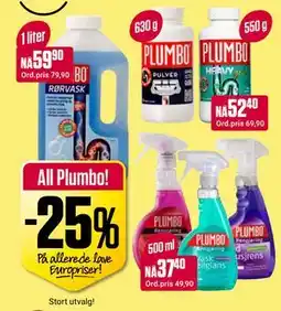 Europris All Plumbo! tilbud
