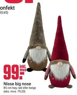 Europris Nisse big nose tilbud