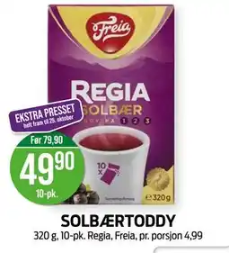 Kiwi SOLBÆRTODDY tilbud