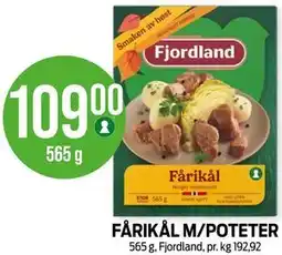 Kiwi FÅRIKÅL M/POTETER tilbud