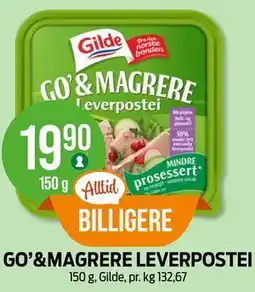 Kiwi GO’&MAGRERE LEVERPOSTEI tilbud