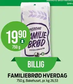 Kiwi FAMILIEBRØD HVERDAG tilbud