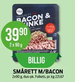 Kiwi SMÅRETT M/BACON tilbud