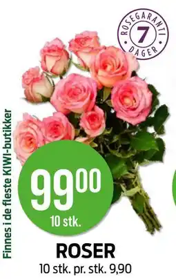 Kiwi ROSER tilbud