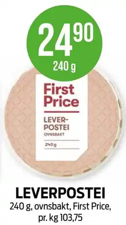 Kiwi LEVERPOSTEI tilbud