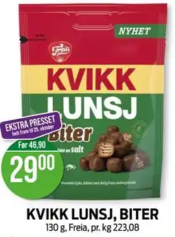 Kiwi KVIKK LUNSJ, BITER tilbud