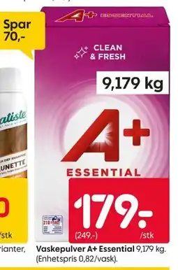 Rusta Vaskepulver A+ Essential tilbud