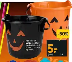 Rusta Halloweenbøtte tilbud