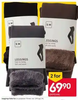 Rusta Leggings Fake fur tilbud