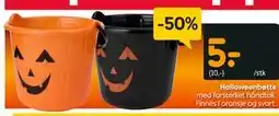 Rusta Halloweenbøtte tilbud