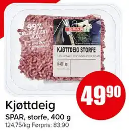 Spar Kjøttdeig tilbud