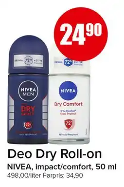 Spar Deo Dry Roll-on tilbud