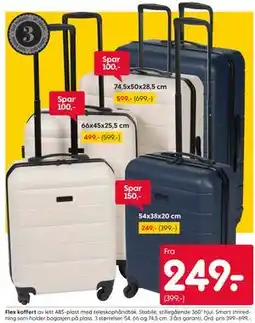 Rusta Flex koffert tilbud
