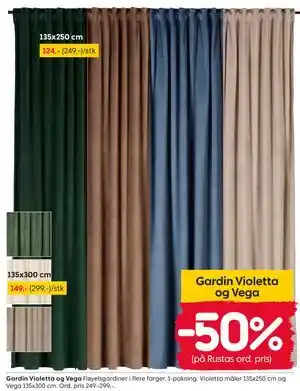 Gardin Violetta og Vega