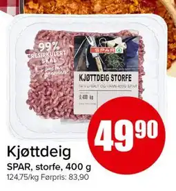 Spar Kjøttdeig tilbud
