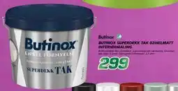 Coop Byggmix BUTINOX SUPERDEKK TAK 02/HELMATT INTERIØRMALING tilbud