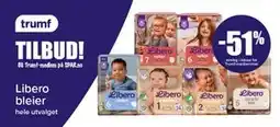 Spar Libero bleier tilbud