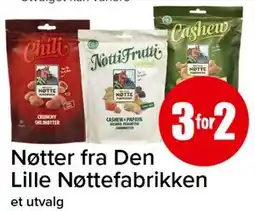 Spar Nøtter fra Den Lille Nøttefabrikken tilbud