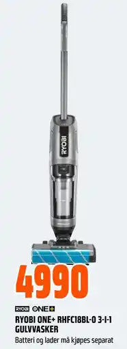 Obs Bygg RYOBI ONE+ RHFC18BL-0 3-I-1 GULVVASKER tilbud
