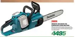 Coop Byggmix MAKITA DUC303Z LTX KJEDESAG UTEN BATTERI tilbud
