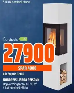 Obs Bygg NORDPEIS LISBOA PEISOVN tilbud