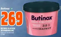 Obs Bygg BUTINOX KLASSISK INTERIØRMALING tilbud