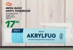 Coop Byggmix INFRA BASIC AKRYL FUGEMASSE tilbud