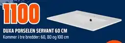 Obs Bygg DUXA PORSELEN SERVANT 60 CM tilbud