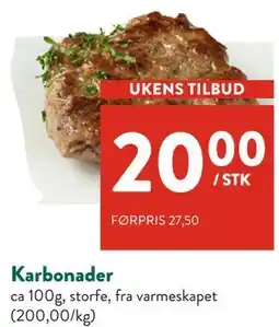 Jacobs Karbonader tilbud