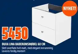 Obs Bygg DUXA LINA BADEROMSMØBEL 60 CM tilbud