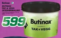 Coop Byggmix BUTINOX TAK & VEGG INTERIØRMALING tilbud