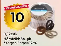 Gigaboks Hårstrikk 84-pk tilbud